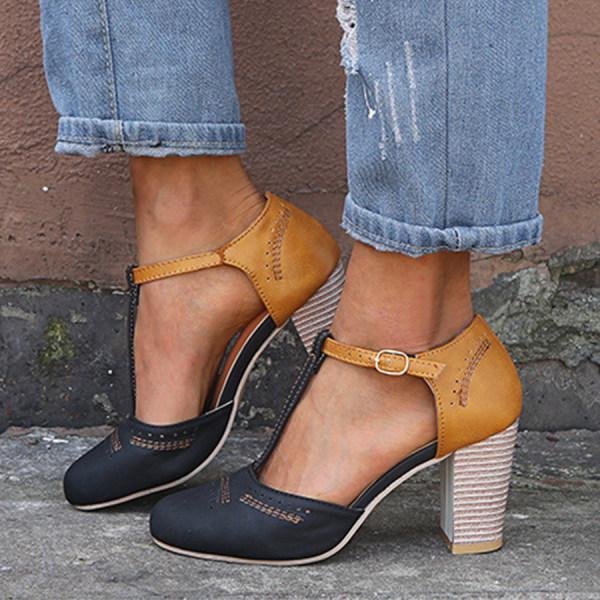Marcella | Block-Heel Mary Janes – Zeitloser Stil für Frauen