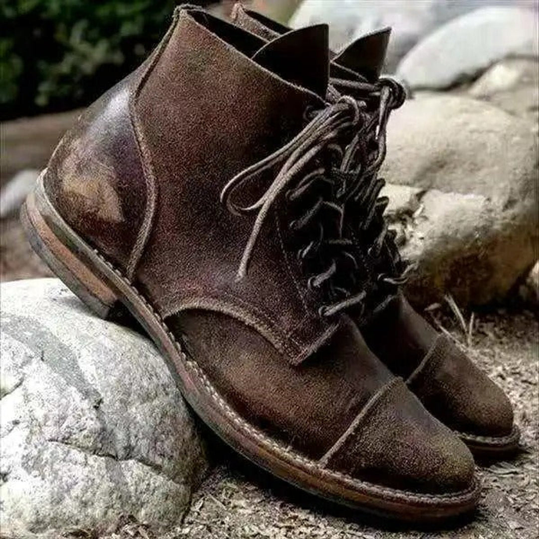 Tristan | Classic Cap-Toe Men’s Boots with Comfortable Foot Support