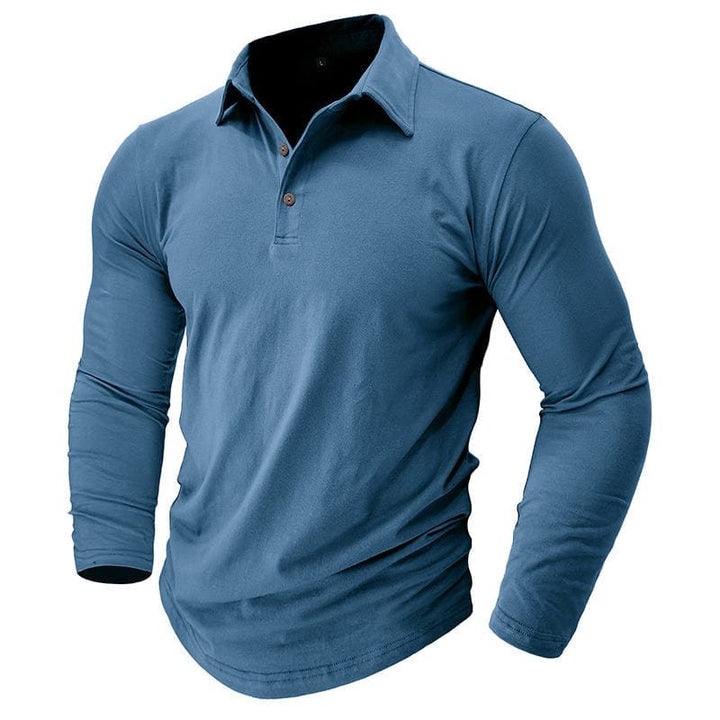 Owen | Langärmeliges Polo – Stilvolle Eleganz für Männer