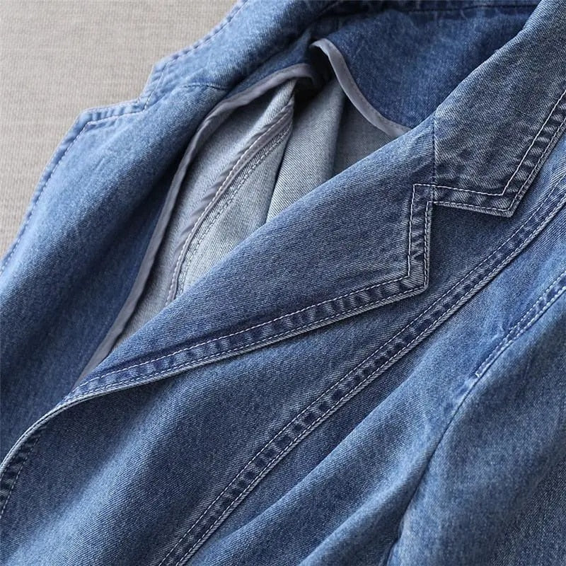 Katja | Timeless and Comfortable Denim Blazer