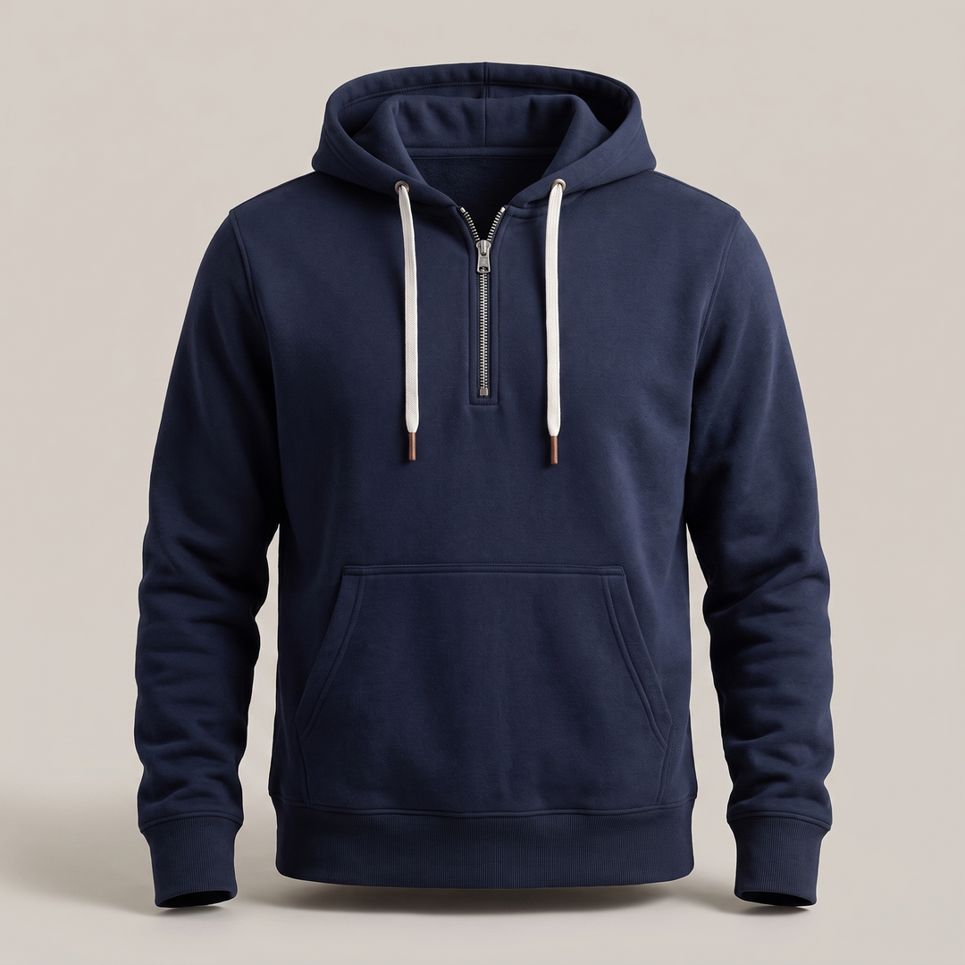 Ravelle | Hoodie – Bequemer Viertelreißverschluss für Herren
