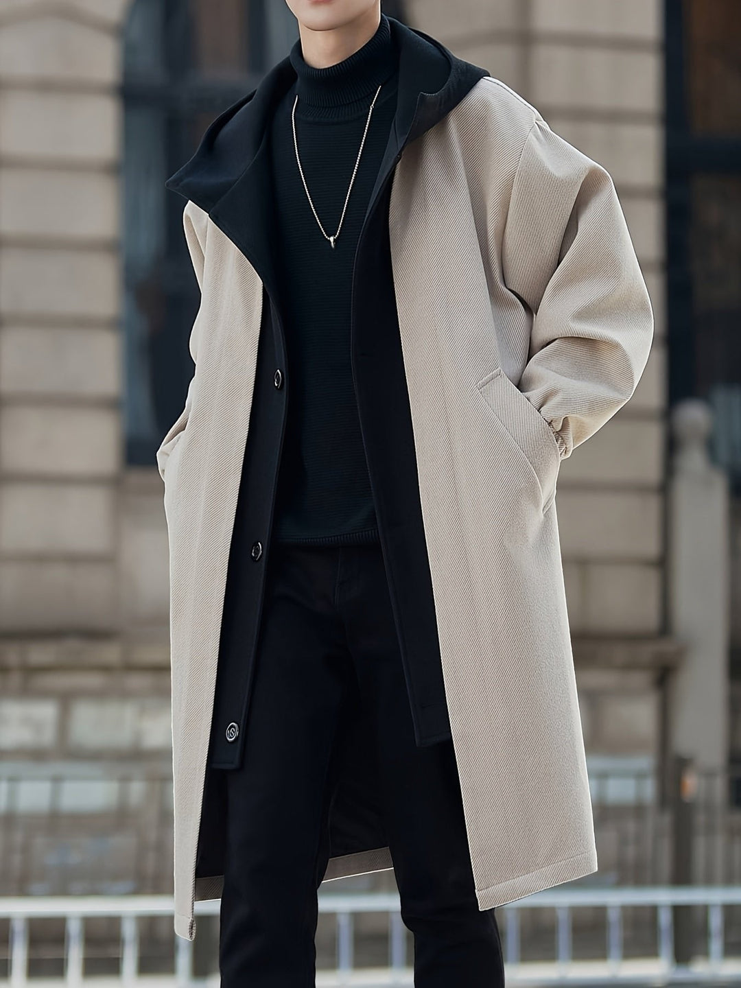 Harrison | Hooded Longline Coat – Zeitlose Eleganz für Jeden Tag