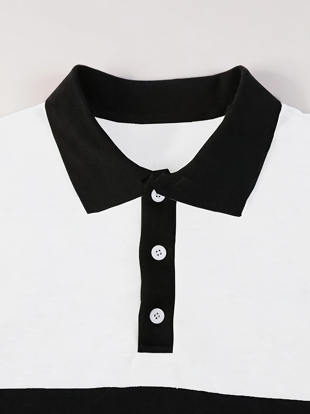 Grayson | Colour-Block Langarm Polo-Shirt