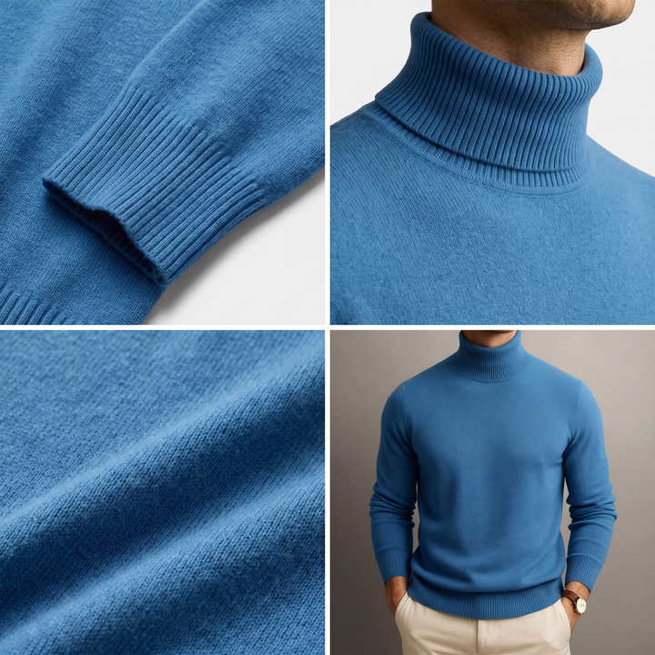 CARRINGTON | Cashmere Turtleneck – Luxuriös und Elegante Passform für Männer