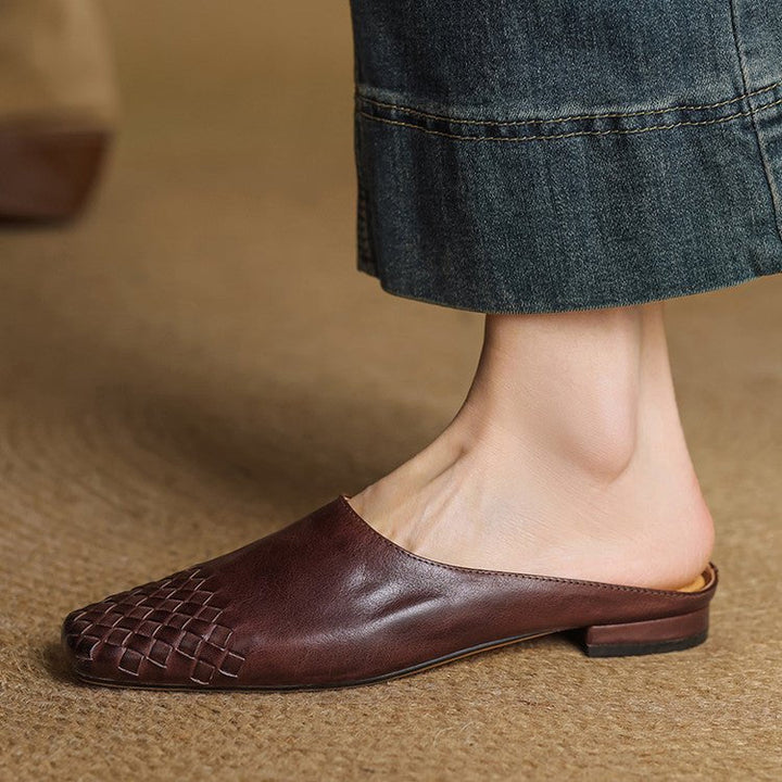 Lucia | Elegant and Stylish Leather Slides