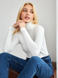 Clara | Classic Cotton Turtleneck Sweater for Timeless Looks