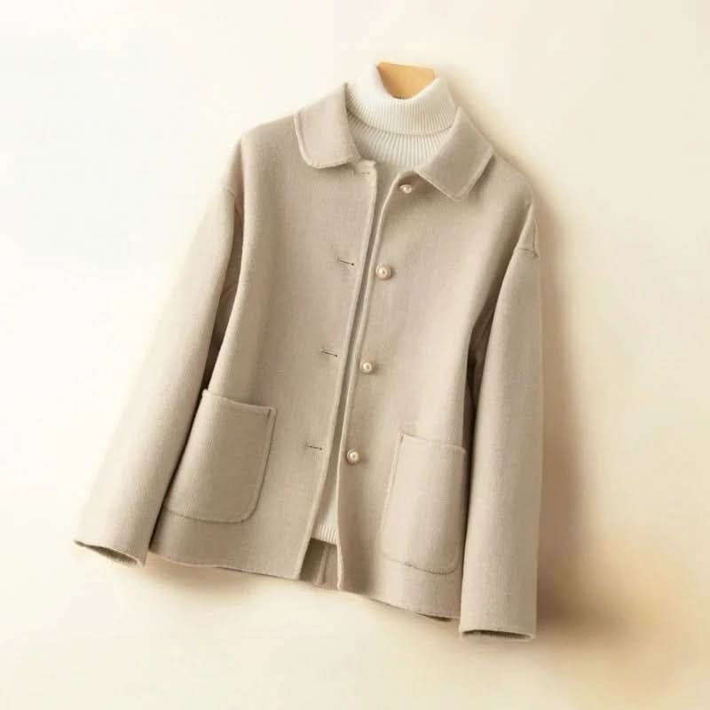 Vicky | Cashmere Coat – Elegante, Zeitlose Kurzjacke