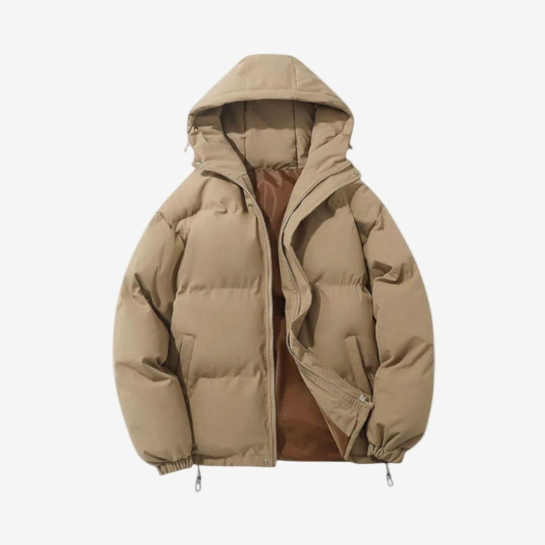 Aiden | Kapuzen Pufferjacke für Herren – Gemütliche Steppoptik