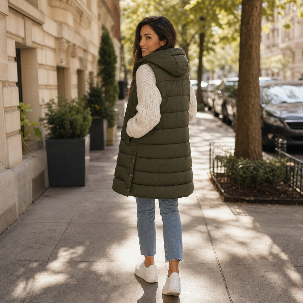 Wearbella | Longline Puffer Vest – Vielseitig für jeden Anlass