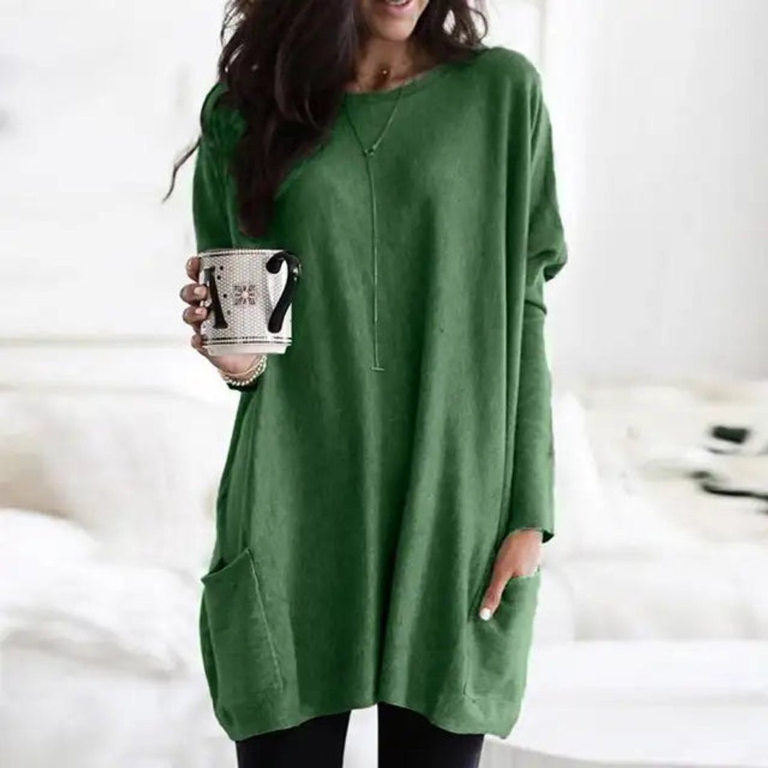 Valeria | Casual Oversized Tunic with Practical Pockets