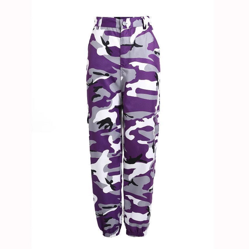 Hannah | Trendy and Comfortable Camouflage Cargo Pants