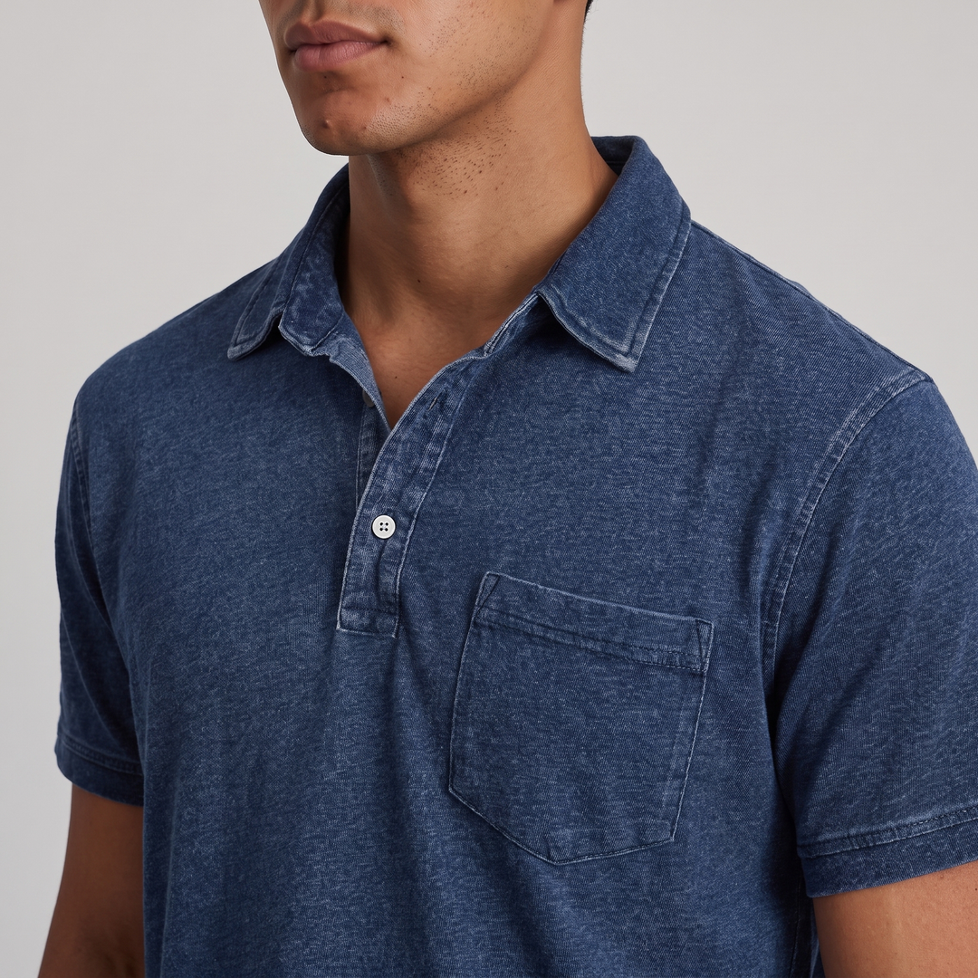 Charnley | Entspannten Polo-Shirt für Männer – Vintage-Farben