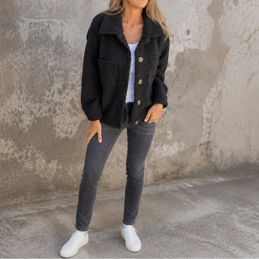 Ariane | Curly Faux-Fur Jacket – Versatile Look für jeden Anlass