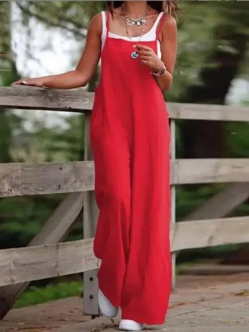 Elfriede | Damen Jumpsuit – Weit Beinschnitt für stilvolle Looks
