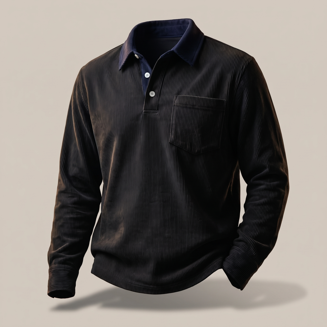 Rowley | Polohemd aus Cord – Eleganter, zeitloser Stil für Männer