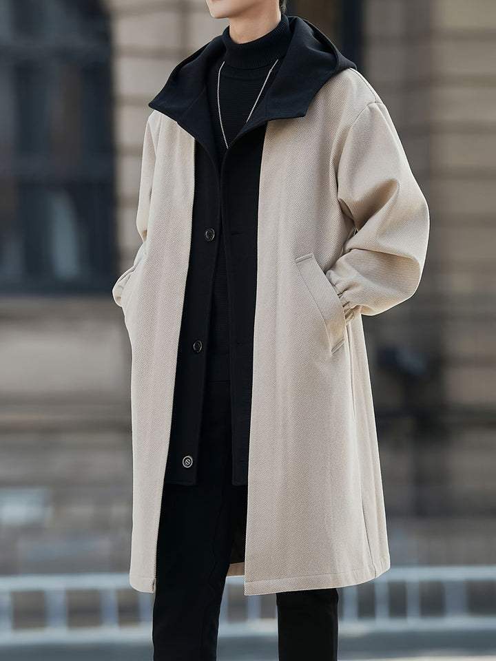 Harrison | Hooded Longline Coat – Zeitlose Eleganz für Jeden Tag