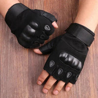 Lukas | Tactical half-finger gloves with reinforced knuckles and a secure grip