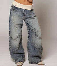 Melina | Ultra-Baggy-Jeans im angesagten Y2K-Retro-Stil