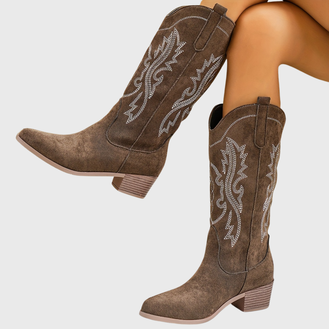 Lara | Elegant Western-Style Cowboy Boots for Women