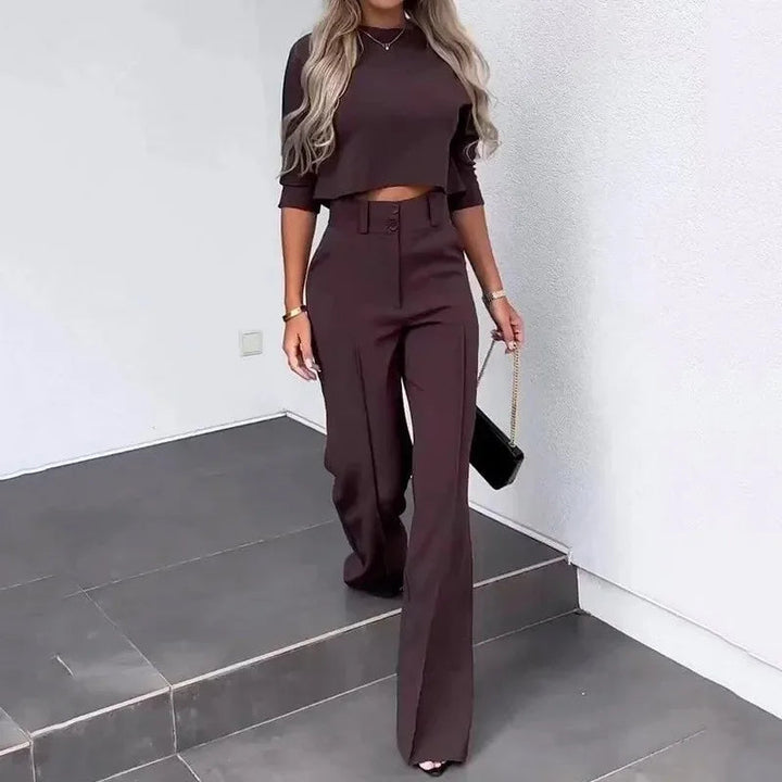 Emma | Elegant and Fashionable Two-Piece Autumn Set