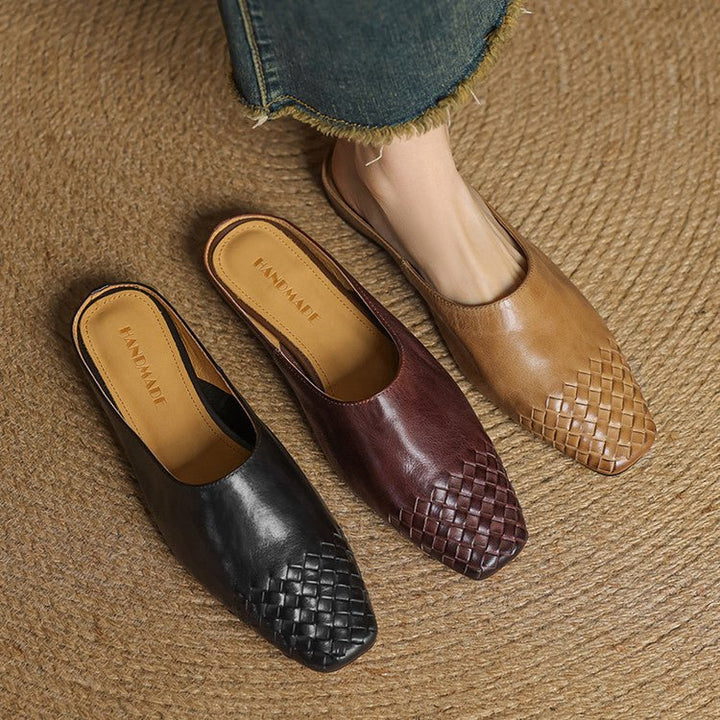 Lucia | Elegant and Stylish Leather Slides