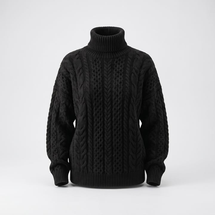VIVARA | Cashmere Knit – Eleganter Turtleneck Pullover für Frauen