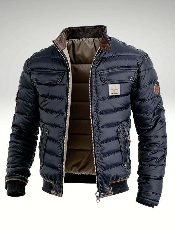 REMY | Quilted Jacket – Vintage-Inspired Design for Men