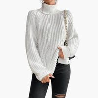 Marina | Cozy Oversized Knit Sweater with Turtleneck