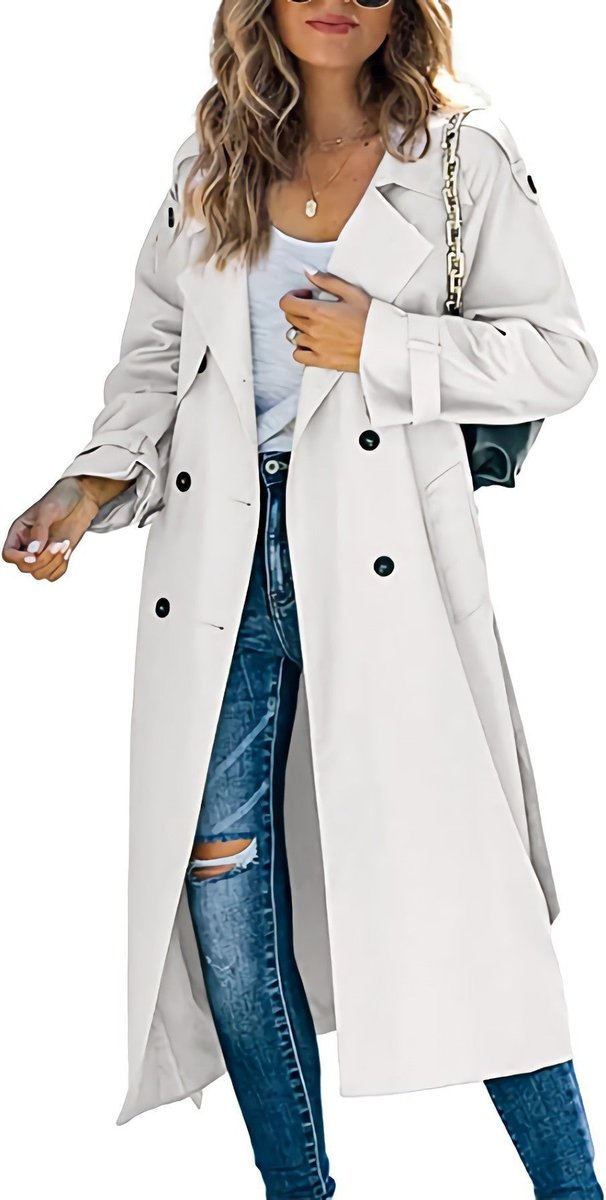 Alessia | Stilvoll Oversized Trenchcoat Mit Gürtel