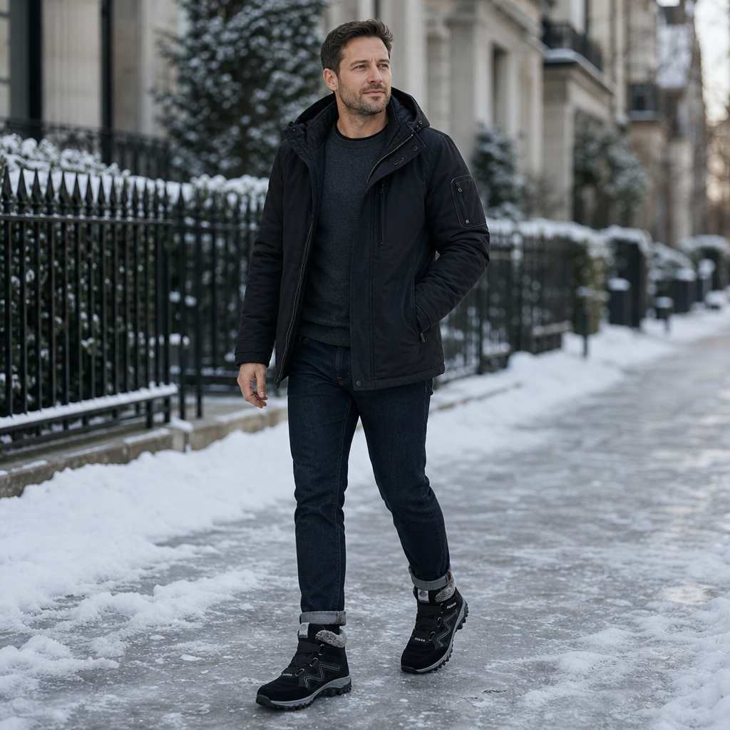 Cozywalk | Fleecefutter Look Non-Slip Ankle Boots für Damen
