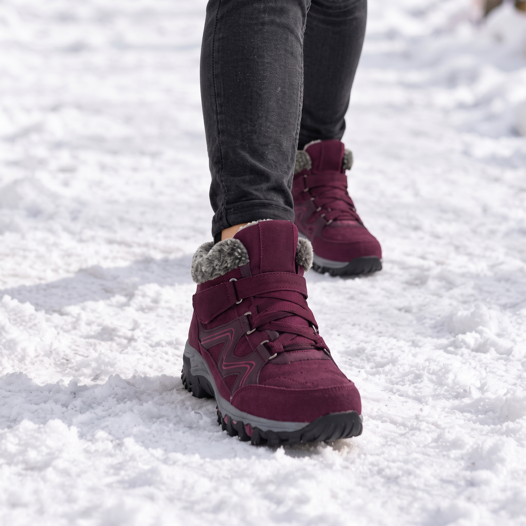Cozywalk | Fleecefutter Look Non-Slip Ankle Boots für Damen