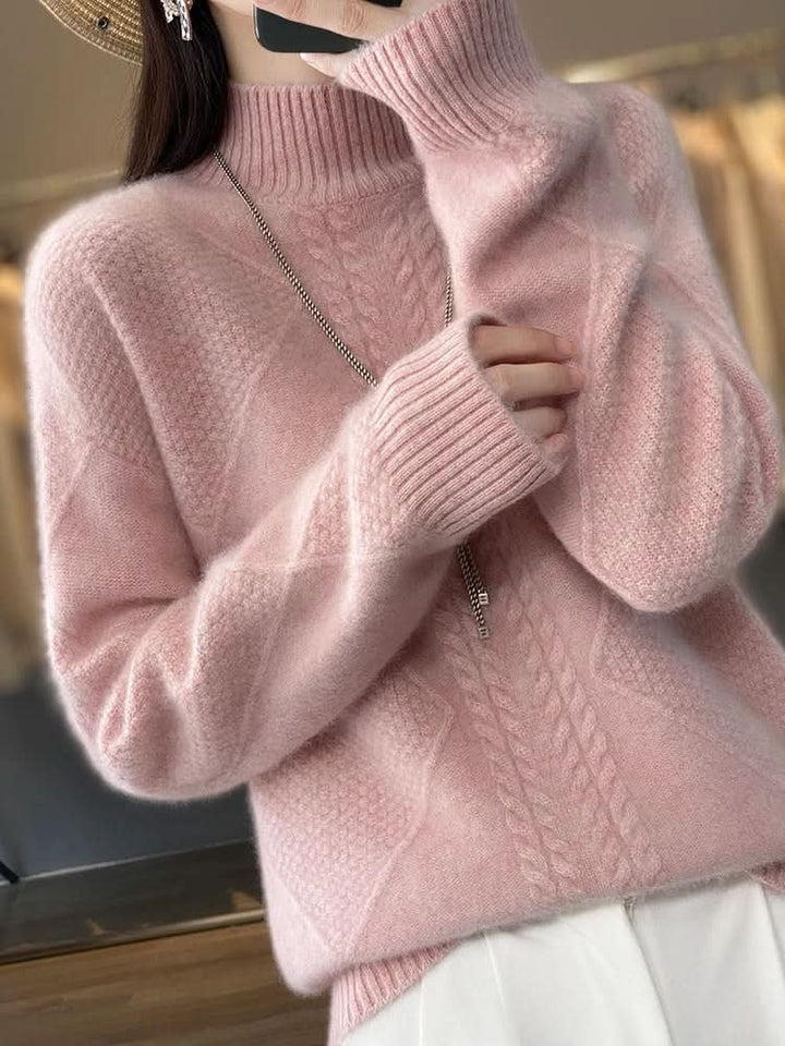 Arielle | Cashmere Sweater – Luxuriöser Turtleneck Stil für Frauen