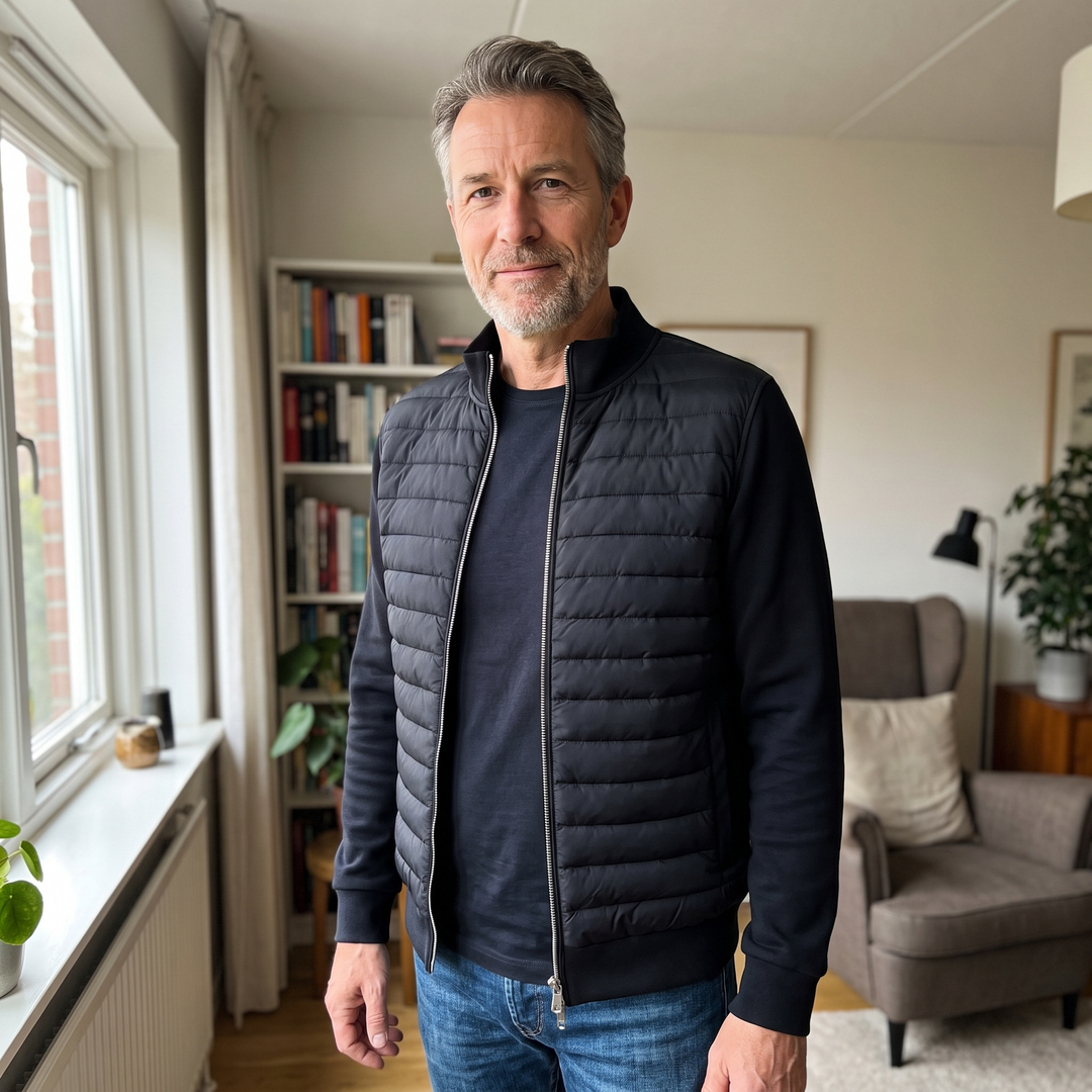 Blackthorn | Hybrid Technical Jacket – Modern Komfort für Männer