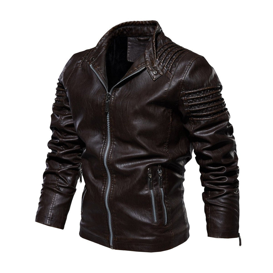 Charlie | Faux Leather Jacket – Biker-Style for Men