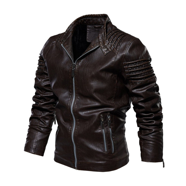 Charlie | Faux Leather Jacket – Biker-Style for Men