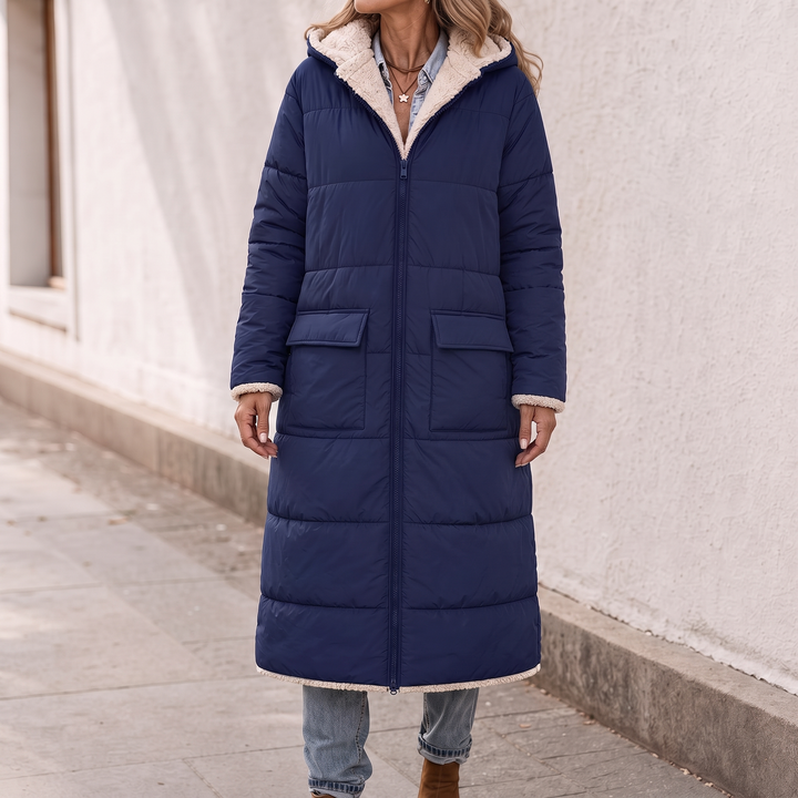 Veluna | Wendbarer Wintermantel – Stilvoll und Warm für Frauen