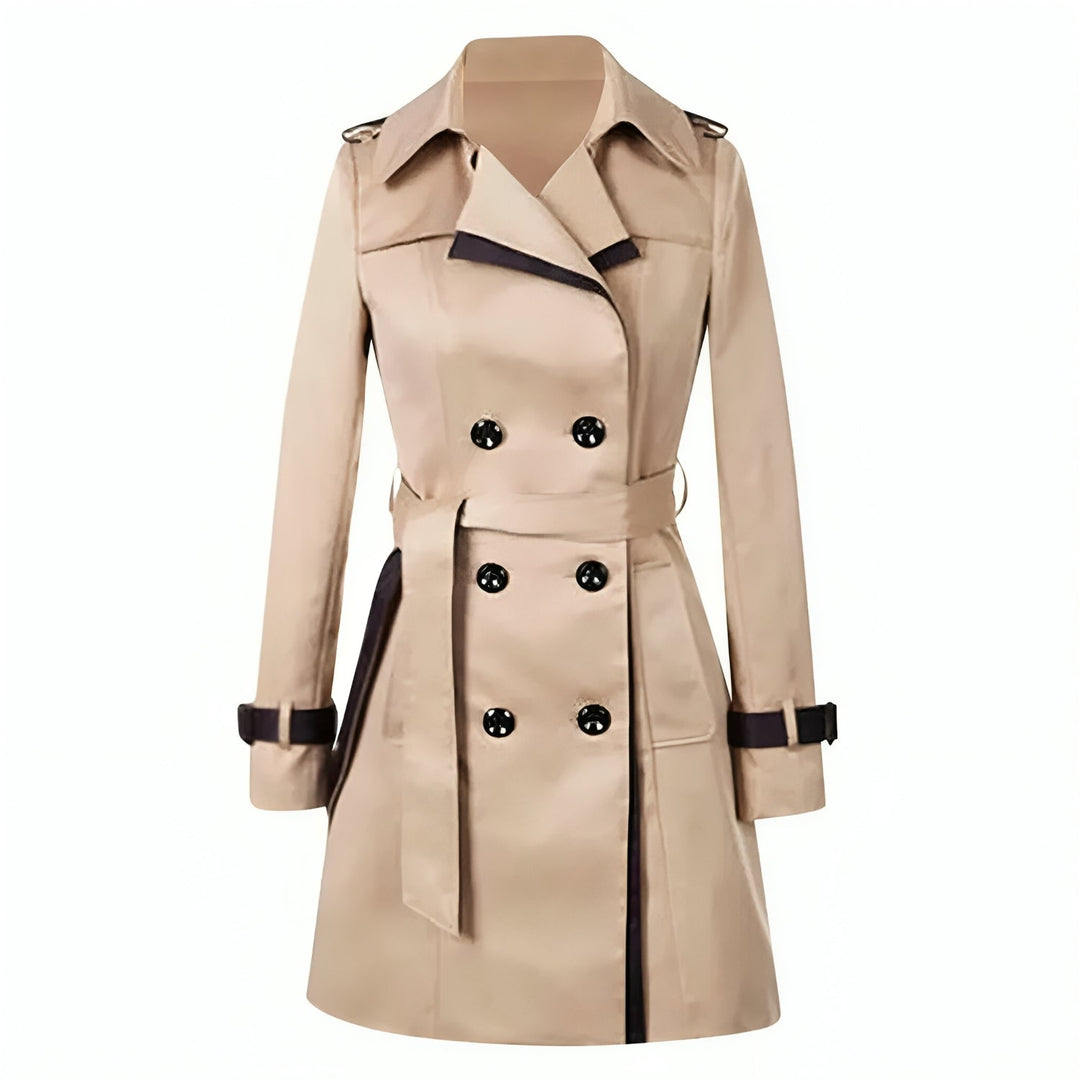 Helena | Elegant Long Trench Coat with a Feminine Silhouette