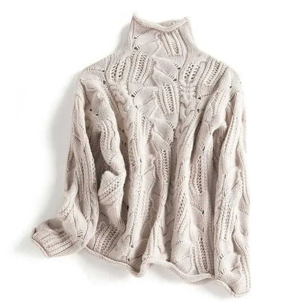 Marie | Knit Sweater – Lockere Passform mit Rollkragen