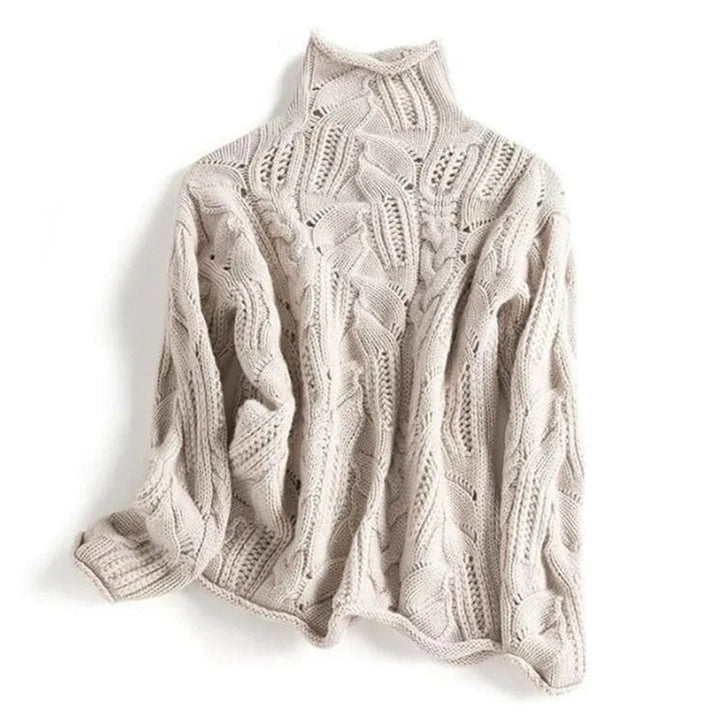 Marie | Knit Sweater – Lockere Passform mit Rollkragen