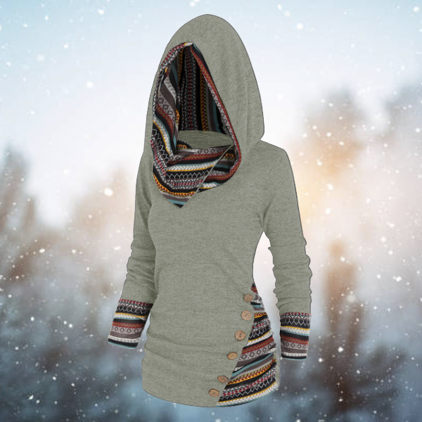 Franzi | Hoodies – Unique Tribal Pattern for Stylish Comfort