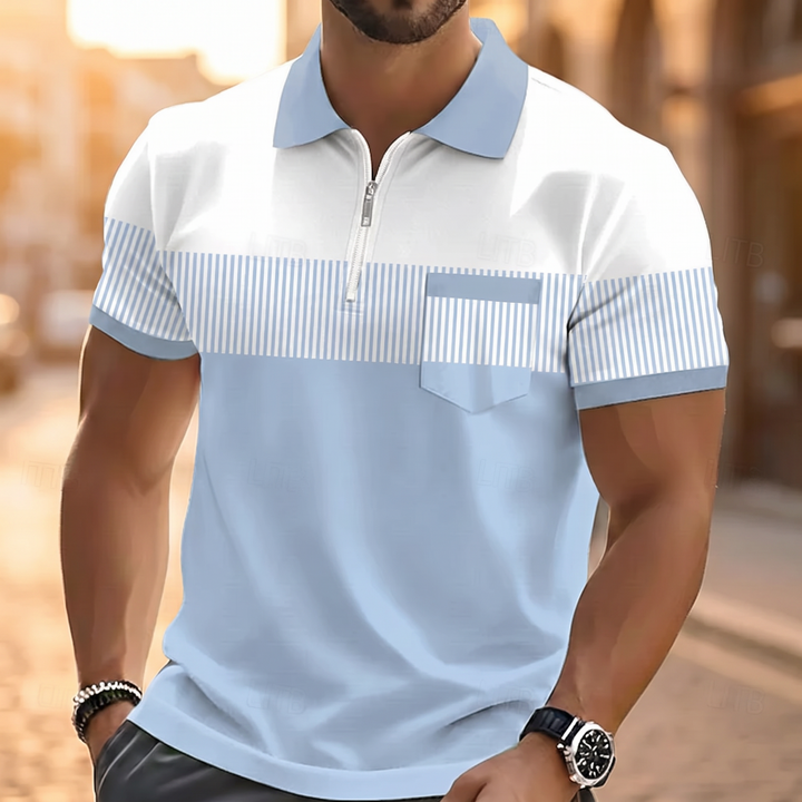 Radmere | Zip-Collar Polo Shirt – Atmungsaktives Design für Männer