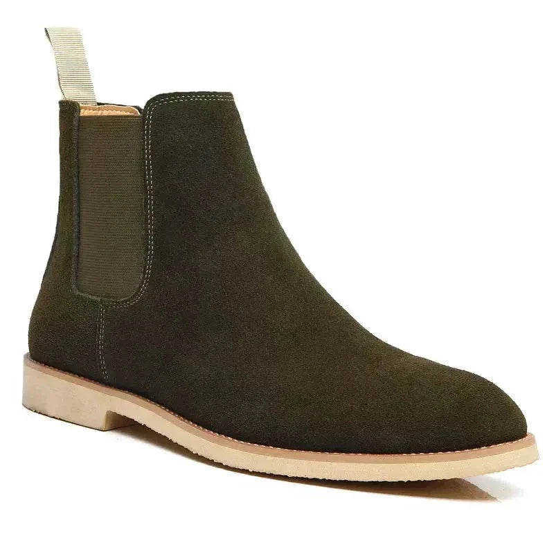 Andrea | Chelsea Stiefel aus Kalbswildleder – Elegantes Design