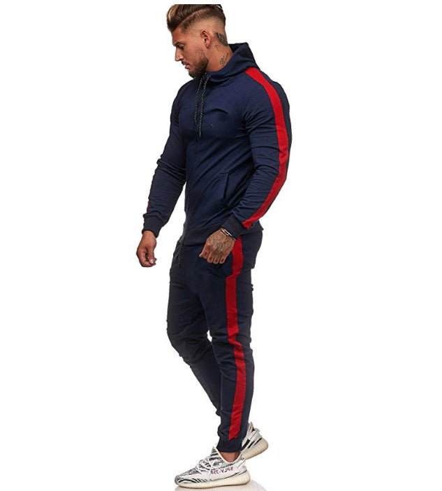 Drune | Freizeitanzug für Herren – Sportlicher Stil mit Farbblockdesign