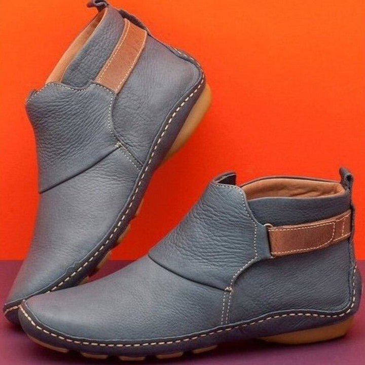 Diana | Elegant and Modern Leather Ankle Boots
