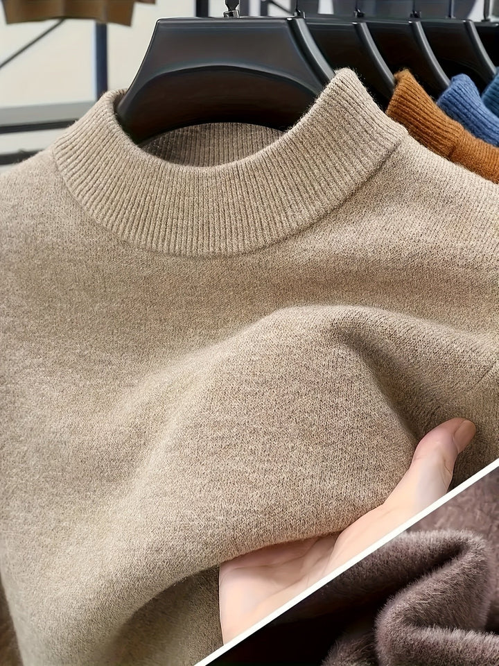 Jonah | Mock Neck Knit Sweater für Männer