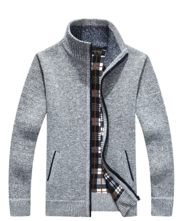 René | Winddichter Pullover mit Innenfutter