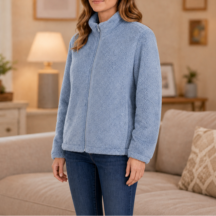 Velora | Fleecejacke mit Stehkragen – Weich und Warm für Frauen