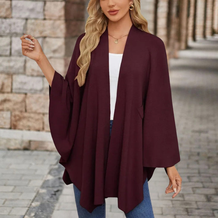 Veronika | Oberteil im Cape-Stil mit Frontknoten für Damen