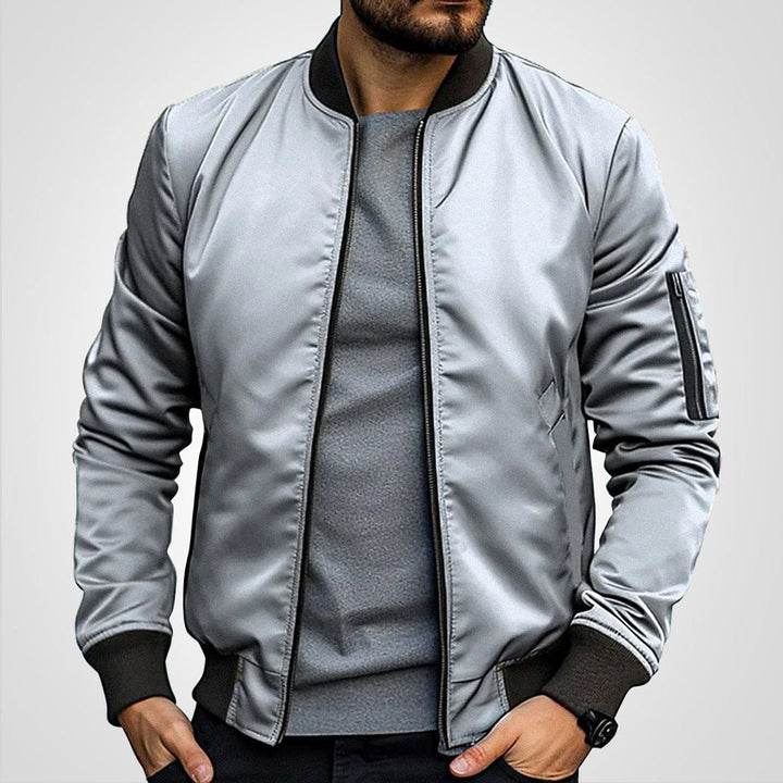 Thomas | Classic Men’s Bomber Jacket with Lightweight Transitional Comfort