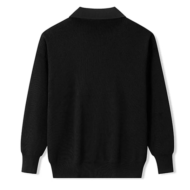 Klaus | Strickpullover mit Reißverschluss – Eleganter Stil für Männer